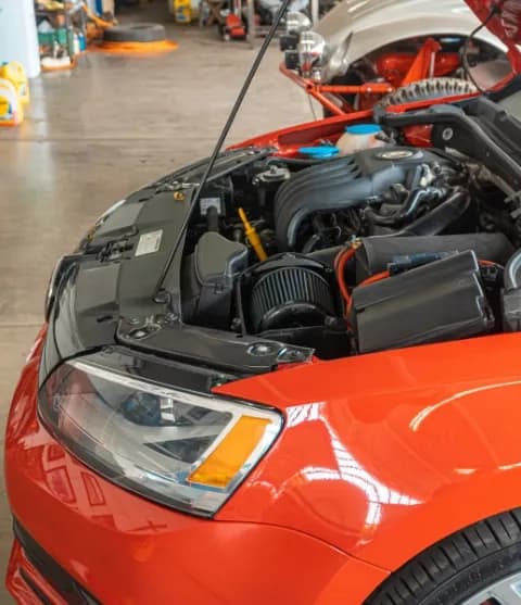Car servicing at the TAYLORMOT workshop